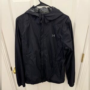 Black wind breaker under Armour. Size M